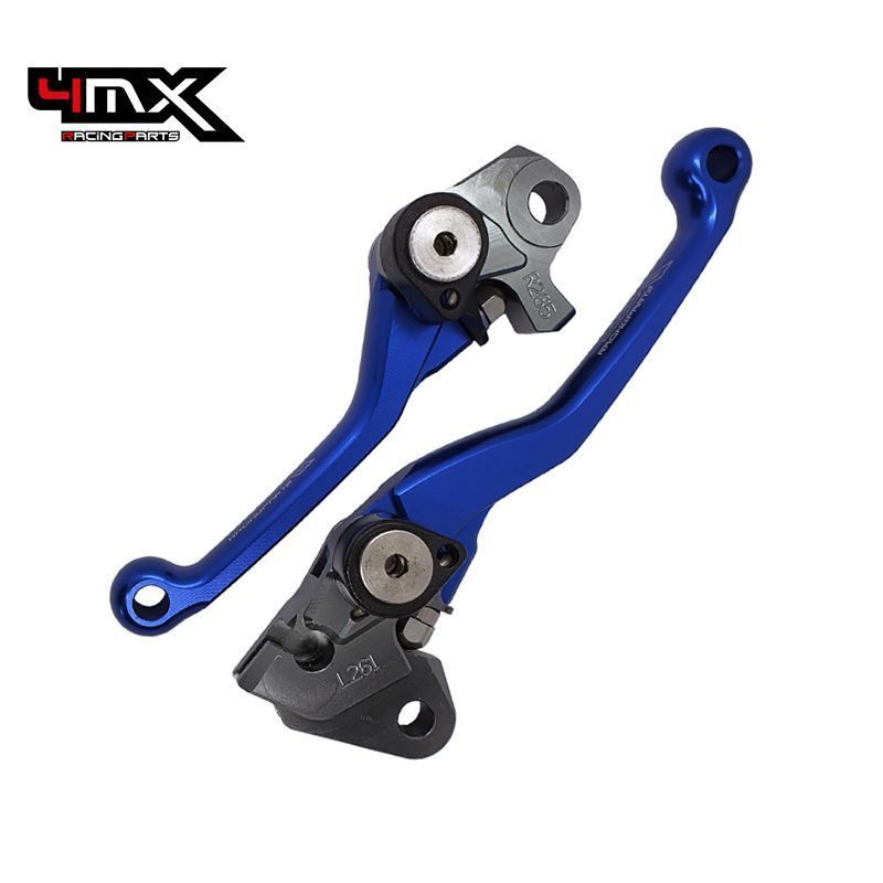 4MX CNC Levers (Pair) Yamaha YZ 125 08-14 YZF 250 07-08