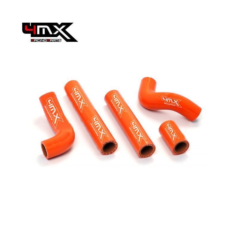 4MX Silicone Hose Kit KTM EXC250/300 XC-W250/300 12-16 Orange