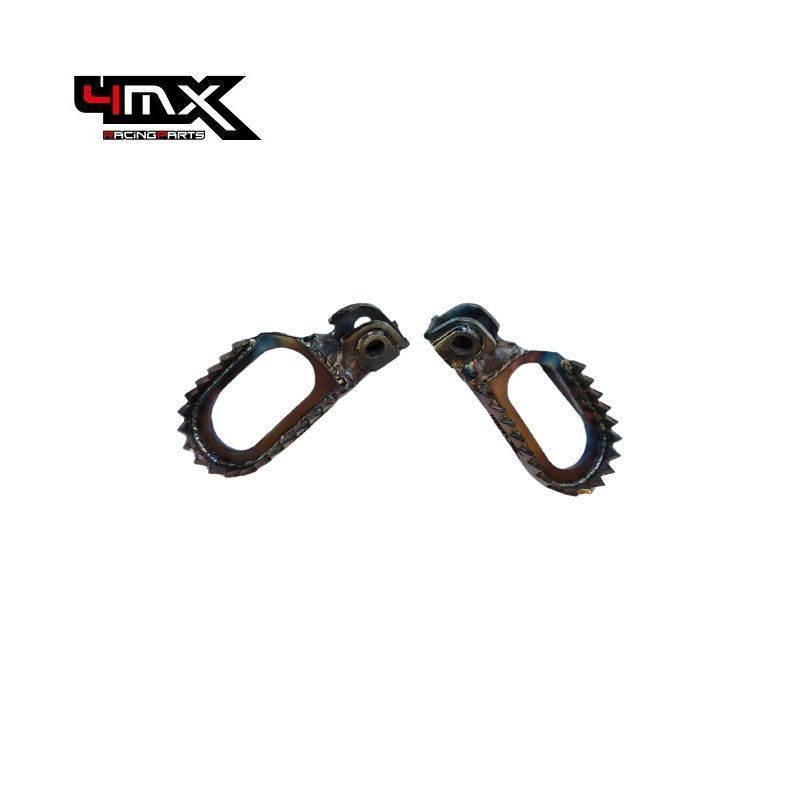 Pousa Pés Pro Inox 4MX Beta RR 2015-2019 Xtrainer 2015-2024 5mm Down/Back