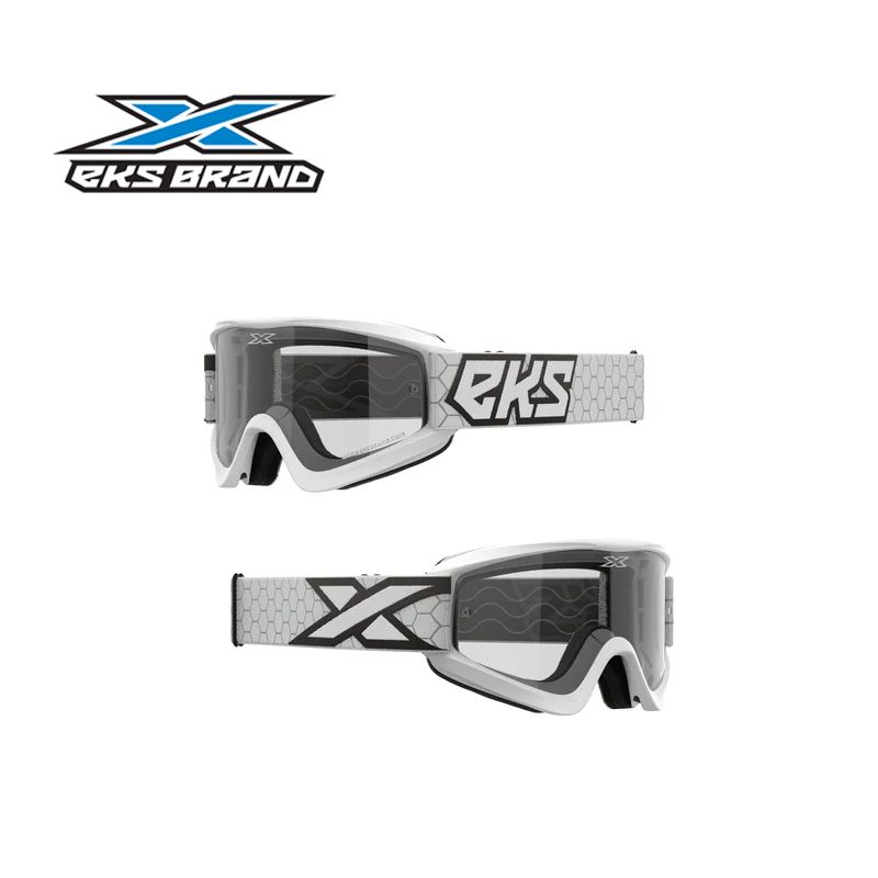 EKS Goggles Flat Out White