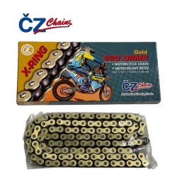 CZ Gold Chain 520 ORMX 118 LINKS