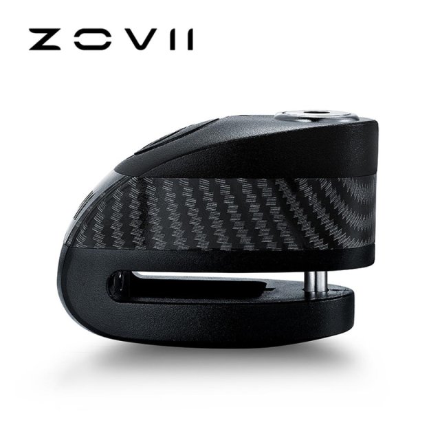 Cadeado de Disco c/ Alarme Zovii Preto