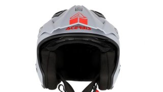 Capacete Acebis Jet Aria 2206 Cinza Claro
