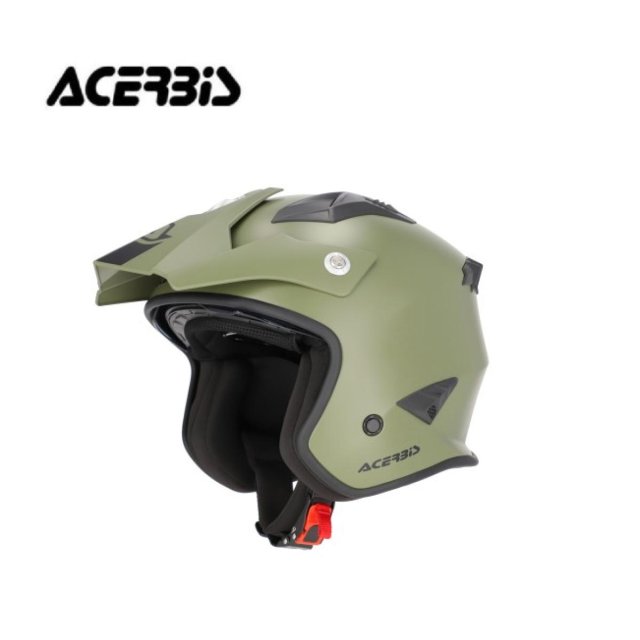 Capacete Acebis Jet Aria 2206 Verde Militar
