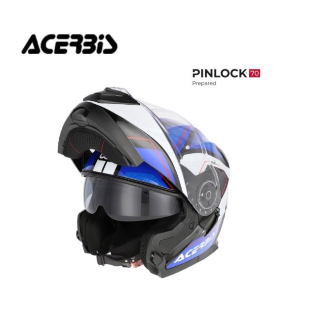 Capacete Acerbis Serel  2206  Branco / Azul