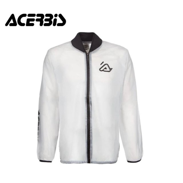 Casaco de Chuva Impermiável Transparente Acerbis Pro Rain Jacket 3.0