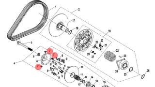 QR Nylon Slider Kit CFMoto CForce 1000 21-24 CForce 600 19-24