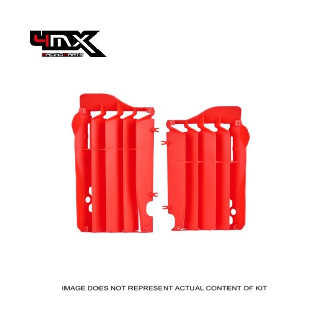 Grelhas de Radiador Vermelho 4MX Honda CRF 250 2022-2026 CRF 450 2021-2026
