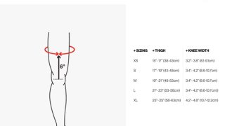 Knee Brace X8 Mobius White/Yellow