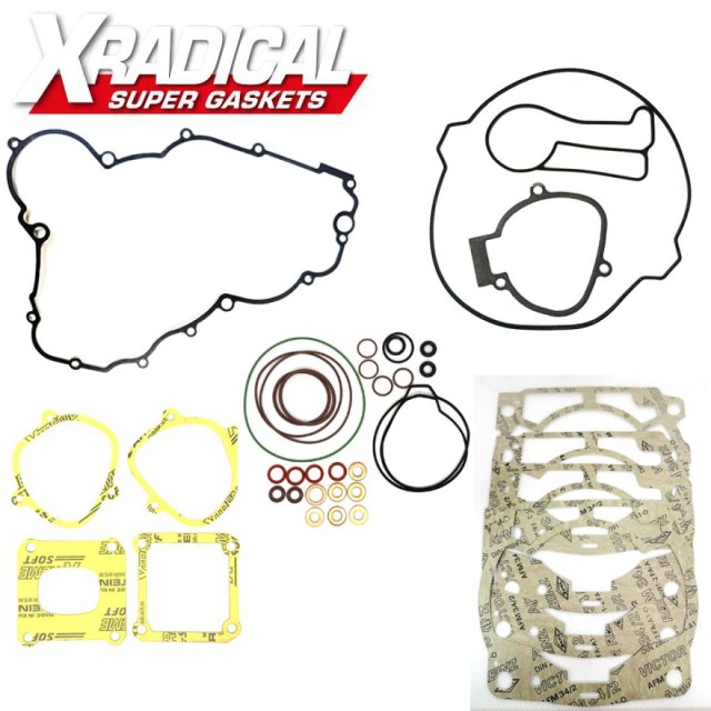 Kit Juntas de Cilindro + Tampa Embraiagem XRadical KTM EXC 250/300 17-23 GasGas EC 250/300 21-23 Husqvarna TE 250/300 17-23 