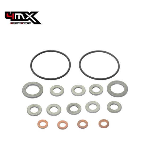 Kit Orings + Anilhas p/ Filtro de Óleo 4MX Honda CRF 250R 04-26 CRF 450R 02-26