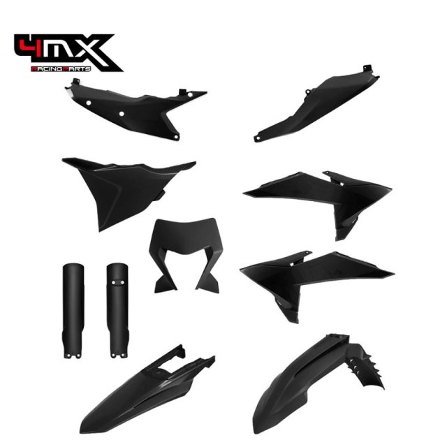Kit Plásticos Completo 4MX KTM EXC/EXC-F 2026 Preto