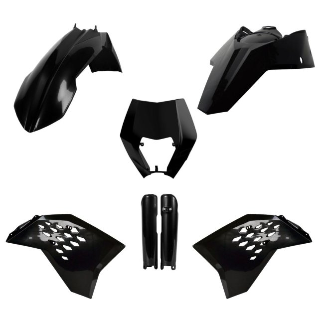 Kit Plásticos Completo Polisport KTM EXC125/200 EXC-F250/400 XC-W250/300 XCF-W 400 2008-2011