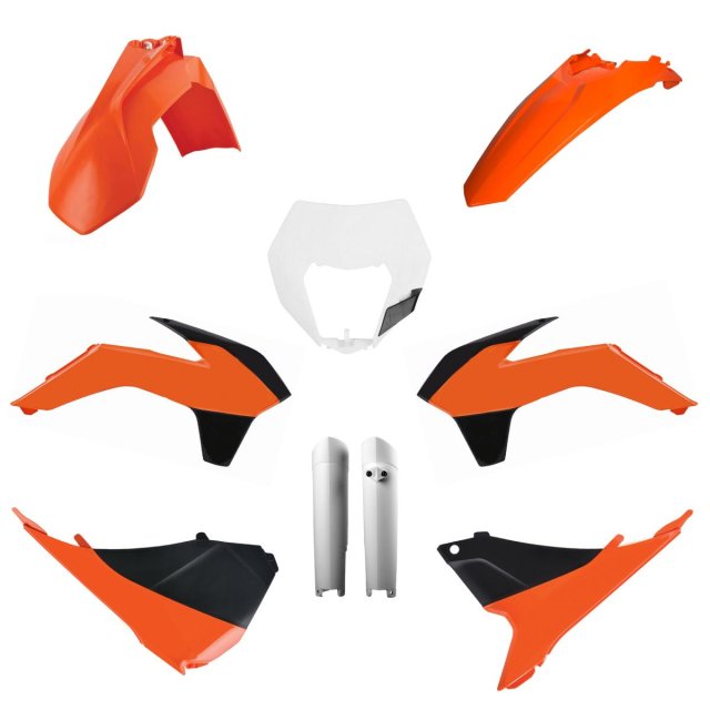  Kit Plásticos Completo Polisport KTM EXC125/200 EXC-F250/450 XC-W250/300 XCF-W 400 2014-2015