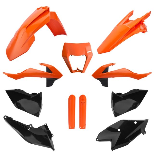 Kit Plásticos Completo Polisport KTM EXC125/200 EXC-F250/450 XC-W250/300 XCF-W 450 2017-2019