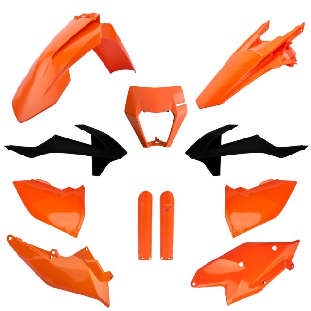 Kit Plásticos Completo Polisport KTM EXC125/200 EXC-F250/450 XC-W250/300 XCF-W 450 2017-2019