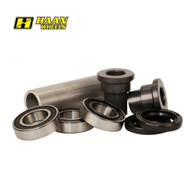 Kit Rolamentos+Casquilhos+ Vedantes+Espaçadores Haan WheelsKTM EXC-F 24-25 Husqvarna TC/FC 23-25 GasGas MC/MC-F 24-25 22mm