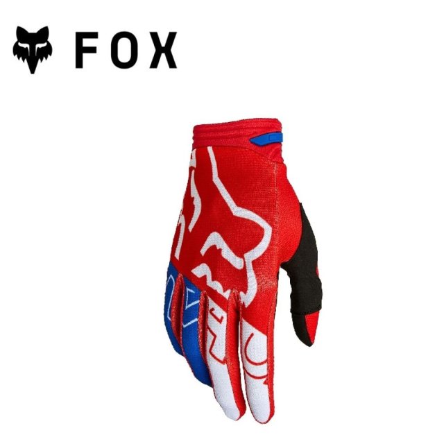 180 SKEW Glove WHT/RD/BLU