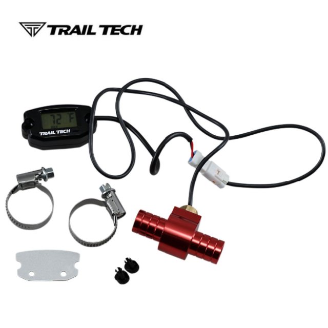 MEDIDOR DE TEMPERATURA TRAIL TECH -16mm (RADIADOR) PRETO