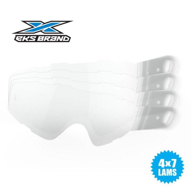 Pack Tear-Offs Laminados p/ Óculos EKS-S , Flat Out 28pcs