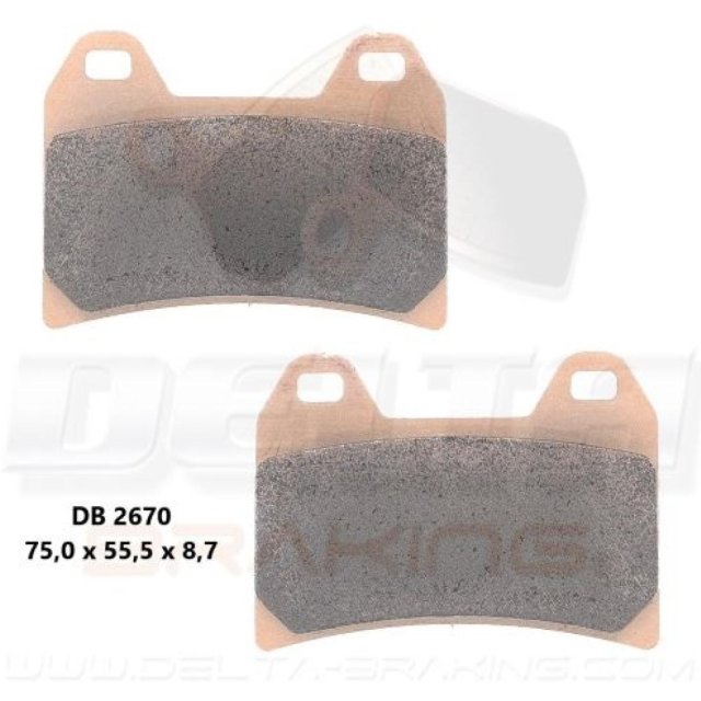 Pastilhas de Travão Frente  Delta Braking  CF MOTO MT450 /800 MT/MTX DUCATI/ KTM 790/890 AVENTURE R RALLY 