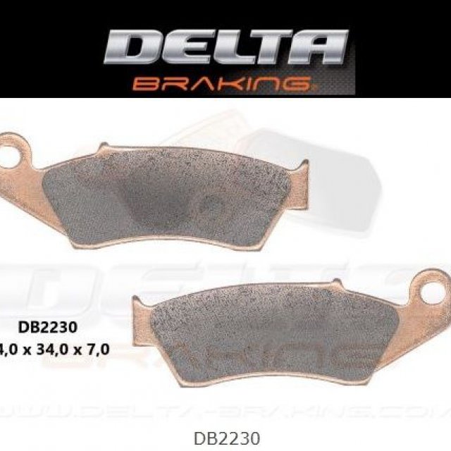 Pastilhas de Travão Frente Delta Braking CR125-250 CRF450
