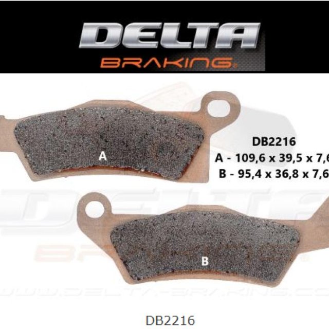 Pastilhas de Travão Frente Esquerda Delta Braking CAN-AM 450/500/800/1000 OUTLANDER / RENEGADE