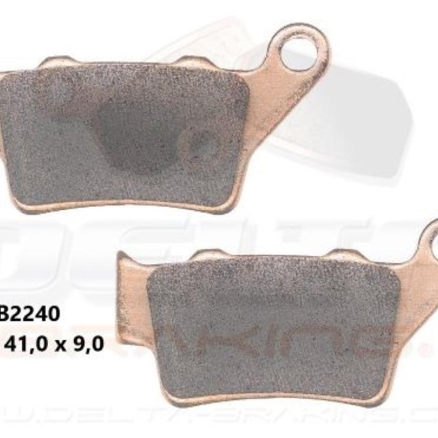 Pastilhas de Travão Trás Delta Braking C-PRO XR600 KTM125-200-250-300-35