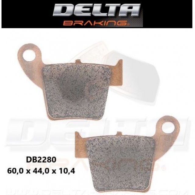 Pastilhas de Travão Trás Delta Braking CR125-250 CRF450