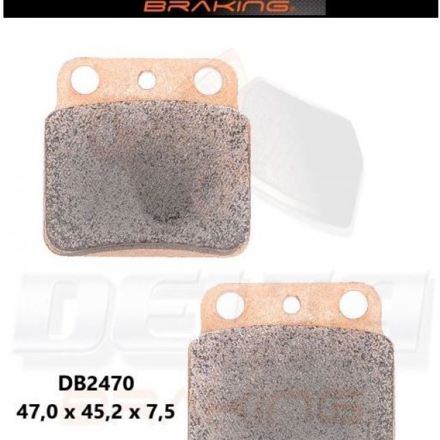 Pastilhas de Travão Trás Delta Braking LTZ400 02-13 LTR450 06-11