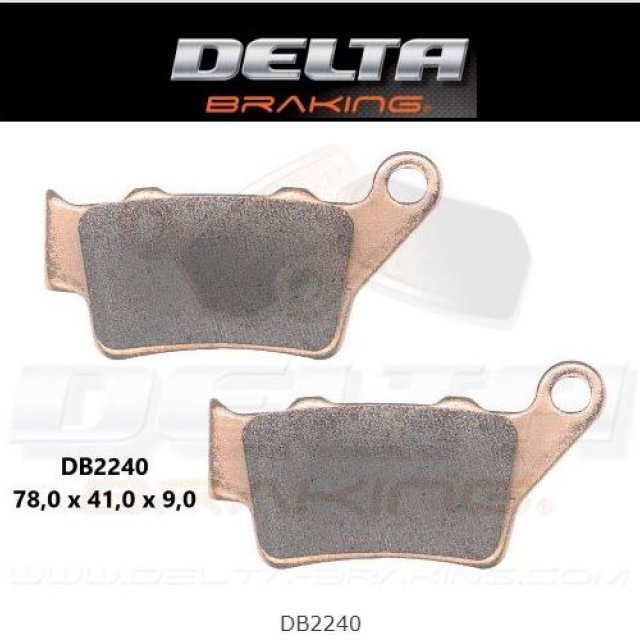 Pastilhas de Travão Trás Delta Braking XR600 KTM125-200-250-300-35