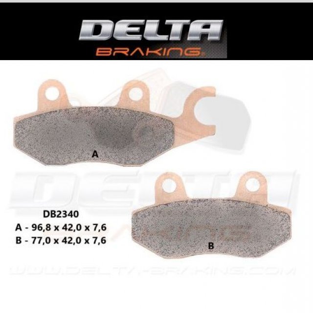 Pastilhas de Travão Trás Delta Braking YAMAHA Rhino 660 05-07
