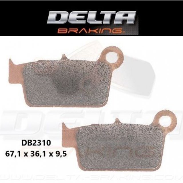 Pastilhas de Travão Trás Delta Braking YZ/WR/KXF250/450