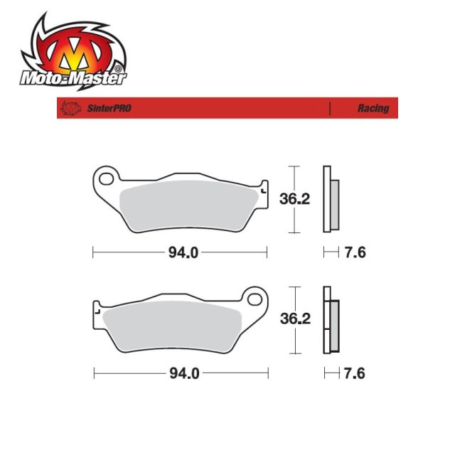 Rear Brake Pads Racing Moto Master GasGas Wild HP
