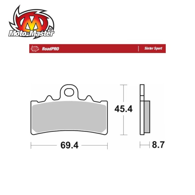 Pastilhas Frente Esquerda Moto Master Sinter Sport KTM Duke 125 11-21 Adventure 390 20-24