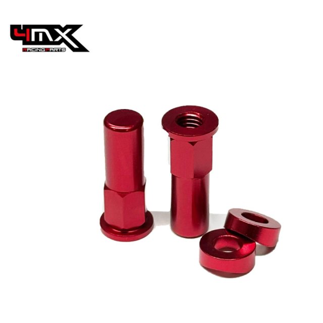 Porcas Bloqueador Pneu 4MX Vermelho