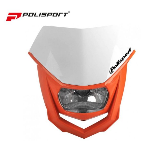 Porta Farol Halo Polisport Branco/ Laranja
