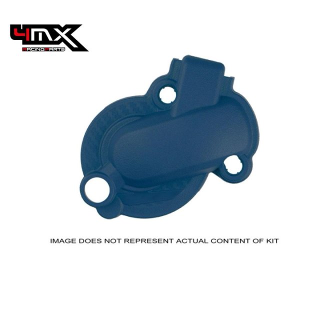 Proteção Bomba de Água 4MX KTM EXC-F 250 17-23 Husqvarna FC 250 16-22 GasGas EC-F 250 21-23 Azul