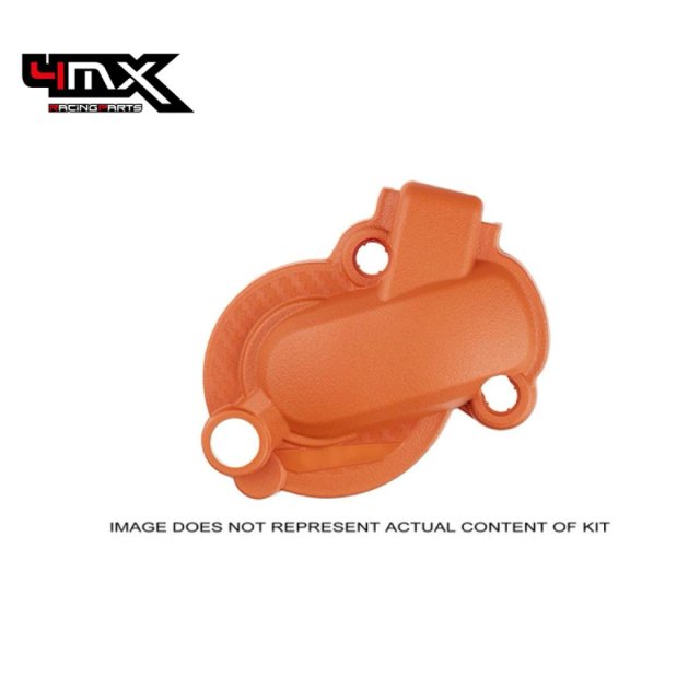 Proteção Bomba de Água 4MX KTM EXC-F 250 17-23 Husqvarna FC 250 16-22 GasGas EC-F 250 21-23 Laranja