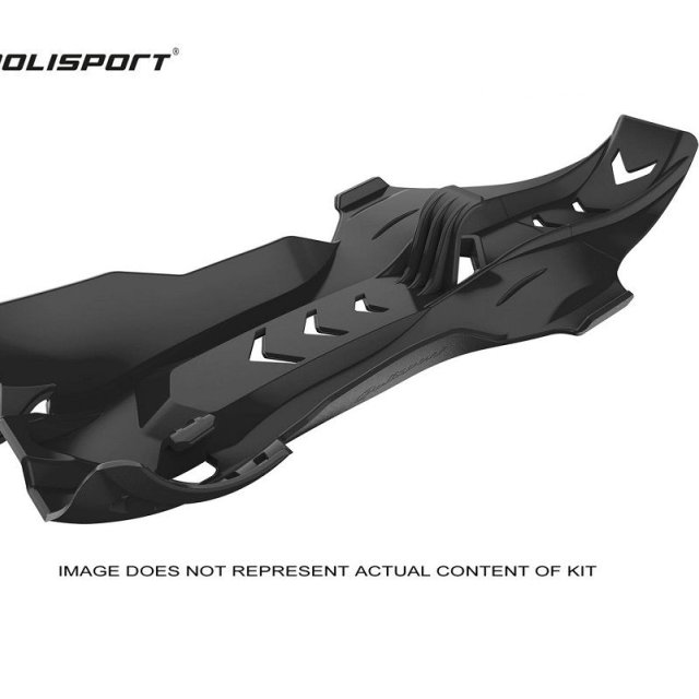 Proteção de Carter Fortress c/ Prot. Biela Polisport KTM SXF 450 19-22 Husqvarna FE 250 17-23 GasGas EC-F 250 21-23