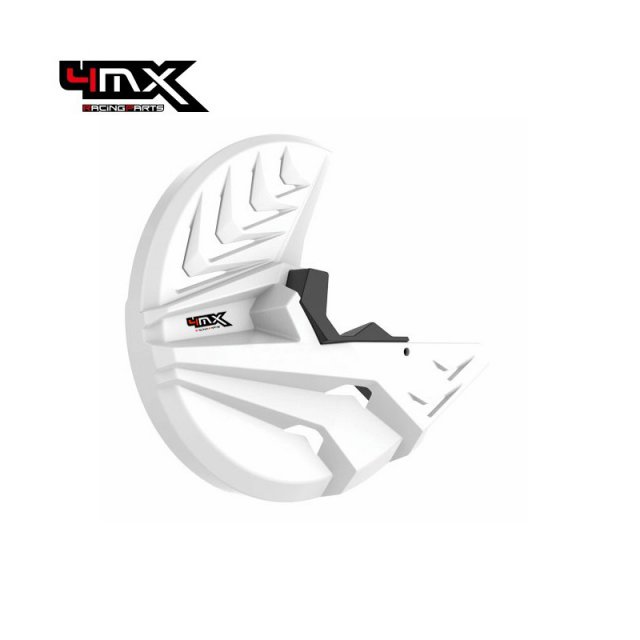 Proteção Disco Frente 4MX Kawasaki KX 250F 2020-2026 KX 450F 2019-2026 Branco