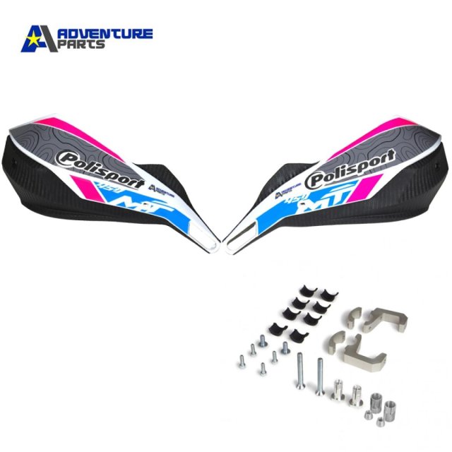 Adventure Parts Handguards CFMOTO 450 MT Pink/Blue