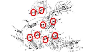 QR BUFFERING COLLAR CFORCE500 07-22 UFORCE1000 19-25