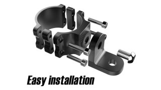 Suporte de Fixação 43mm p/ Barra de Luz Led QR 