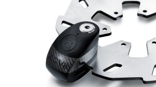 Cadeado de Disco c/ Alarme Zovii Preto