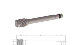 Moto Master Rear Brake Pad Pin MOTO-MASTER Honda/Suzuki